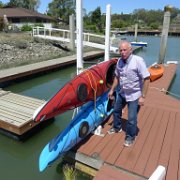 Brunch 018  Larry and kayaks : Brunch